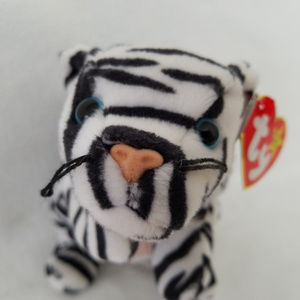 TY Beanie Babies Blizzard The Mountain Tiger #4163 1996, Vintage, Collectible